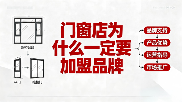門窗店為什么一定要加盟品牌