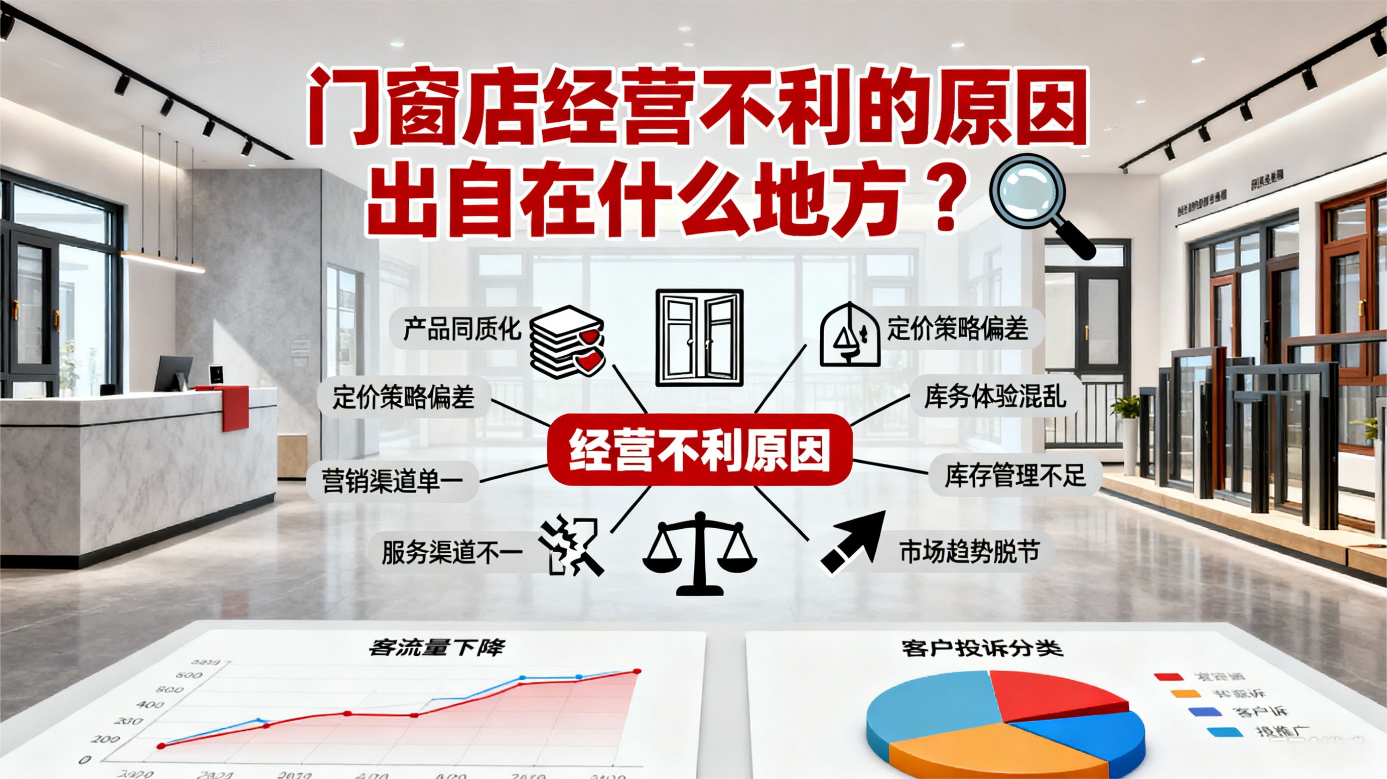 門窗店經營不利的原因出自在什么地方？