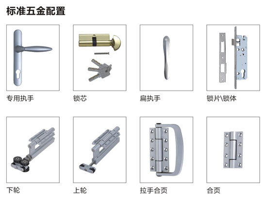 伊盾門窗折疊門配件