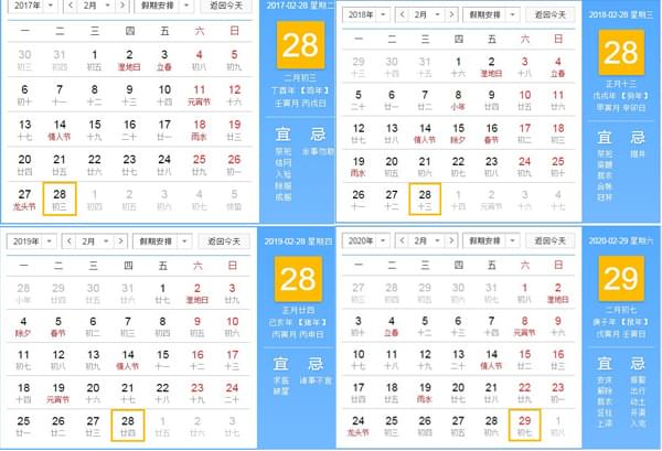 四年一遇的日子