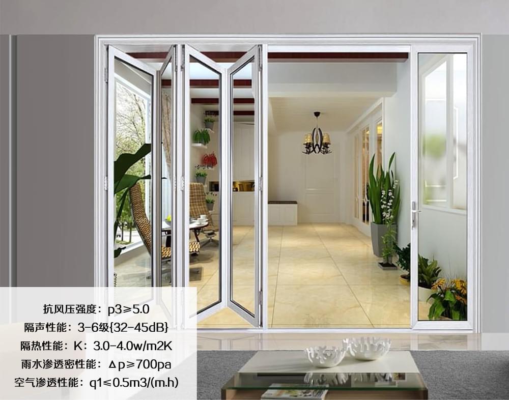 Y陽(yáng)臺(tái)折疊門(mén)產(chǎn)品參數(shù)
