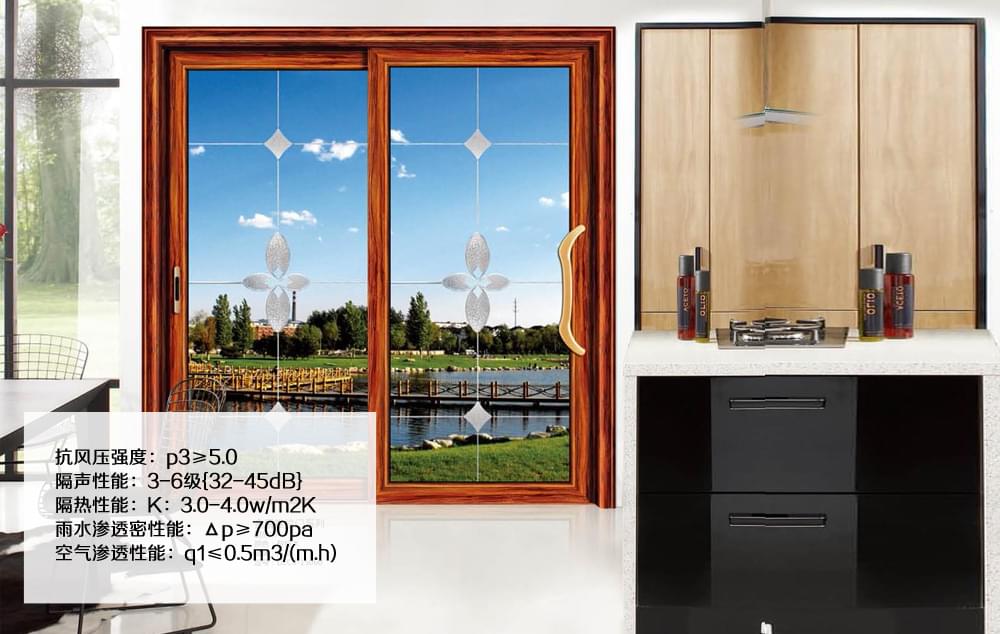 金盾廚房推拉門(mén)產(chǎn)品參數(shù)