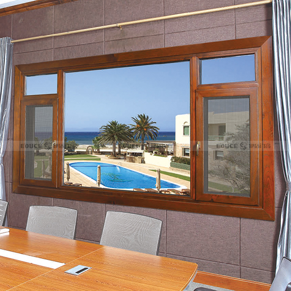 鋁木歐豪平開窗 鋁木歐豪平開窗